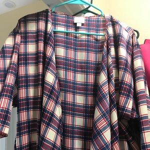 Lularoe plaid shirley